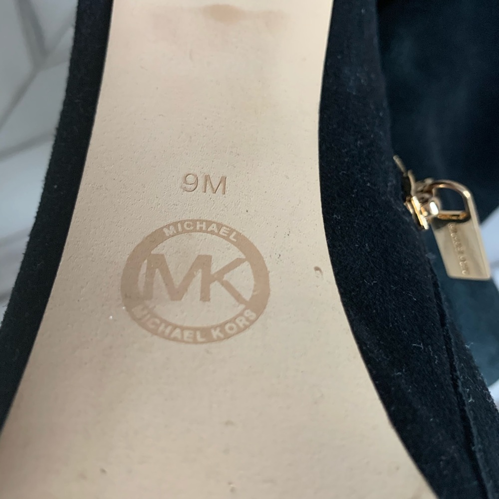Michael Kors Black Suede Booties - Picture 9 of 9